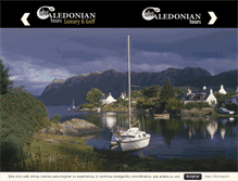 Tablet Screenshot of caledoniantour.com